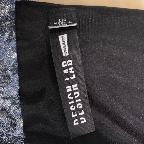 Design Lab Metallic Halter Cocktail Dress NWT - Picture 6 of 8